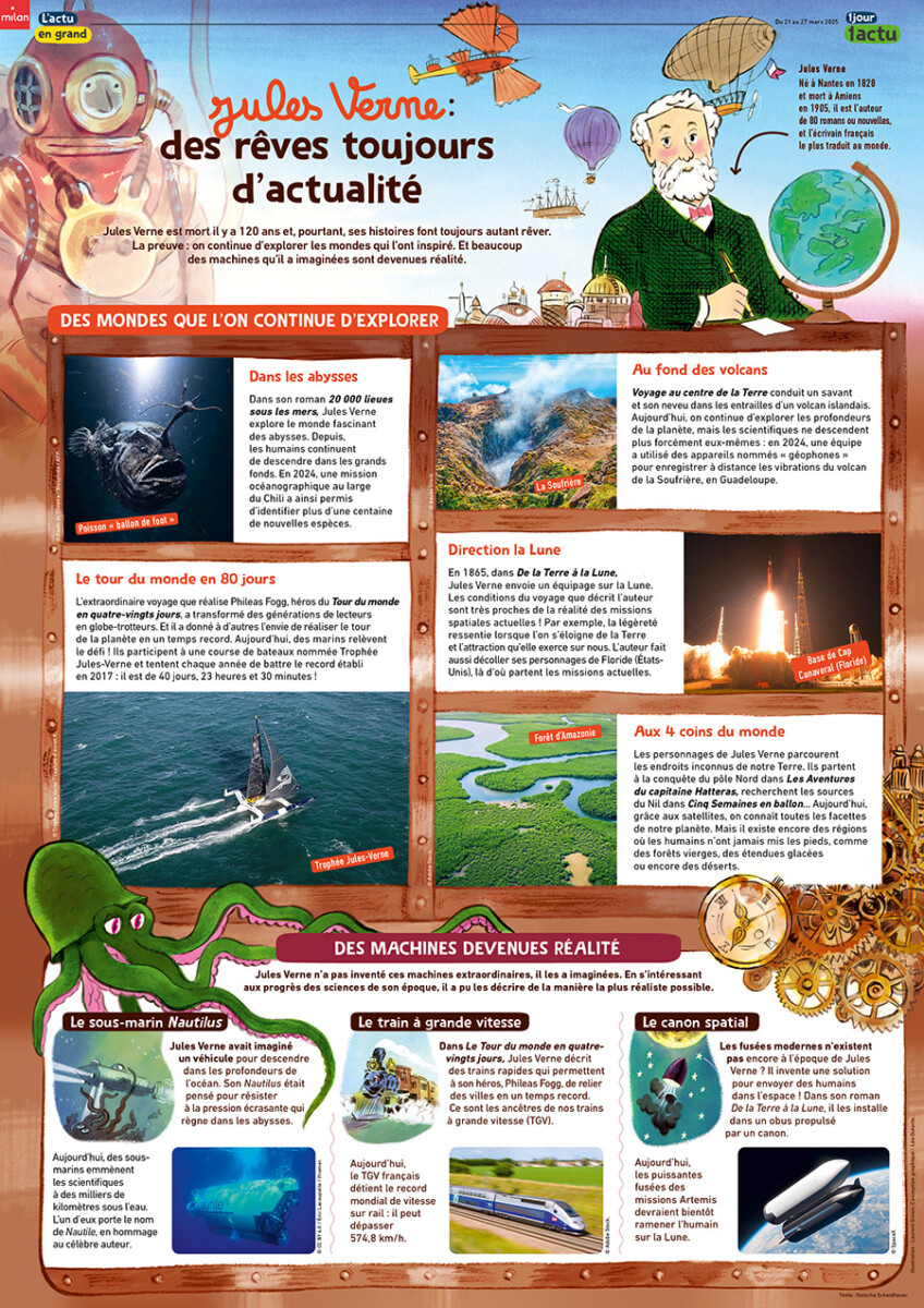 Un grand article sur Jules Verne.