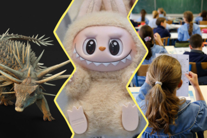 Une de l'article des 3 infos de la semaine. Labubu, Spicomelus, et la rentrée scolaire.