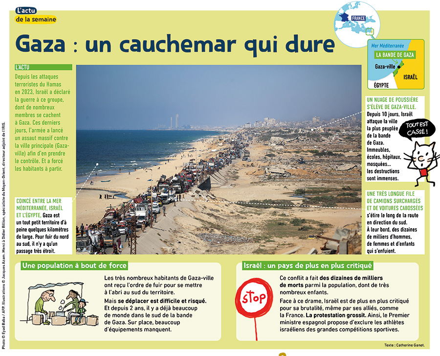 Actu de le semaine 485 sur Gaza