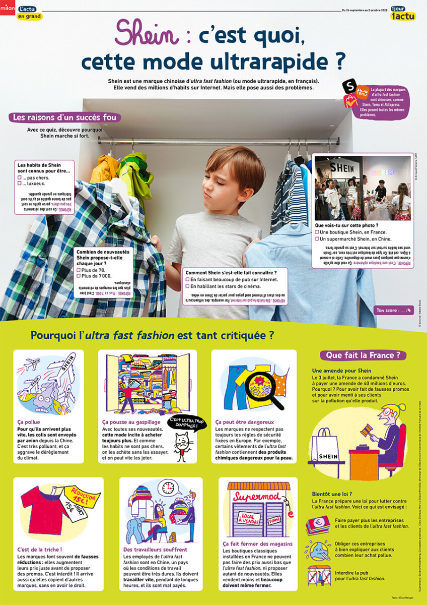 Poster 485 sur l'ultra fast fashion : Shein.