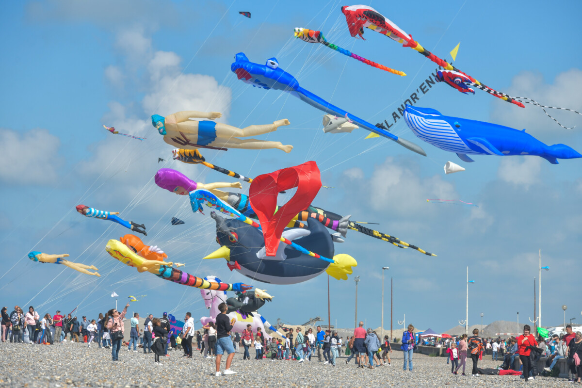 Le festival international de cerfs-volants, à Dieppe