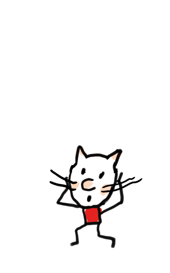 chat illustré s'écriant "Quel chantier !"