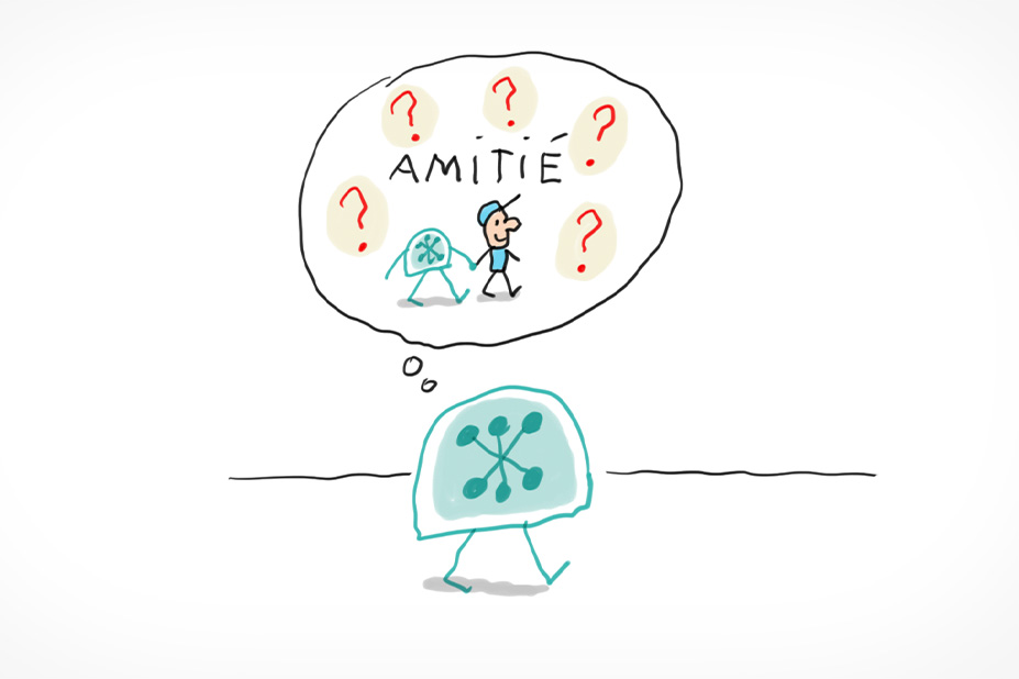 Couverture de la vidéo 1jour1question "peut-on être ami avec une intelligence artificielle ?".