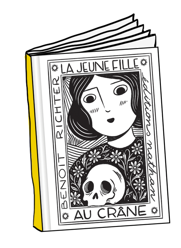 Couverture du roman La Jeune fille au crâne