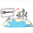 Des enfants du monde entier jouent à Roblox.