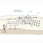 Une personne nous montre la Palestine.