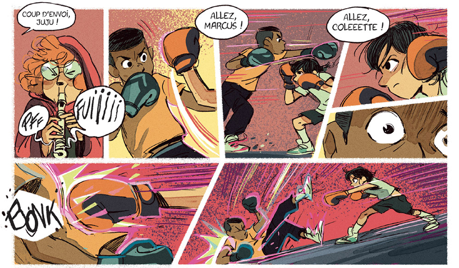 Planche de la BD Mi-Mouche